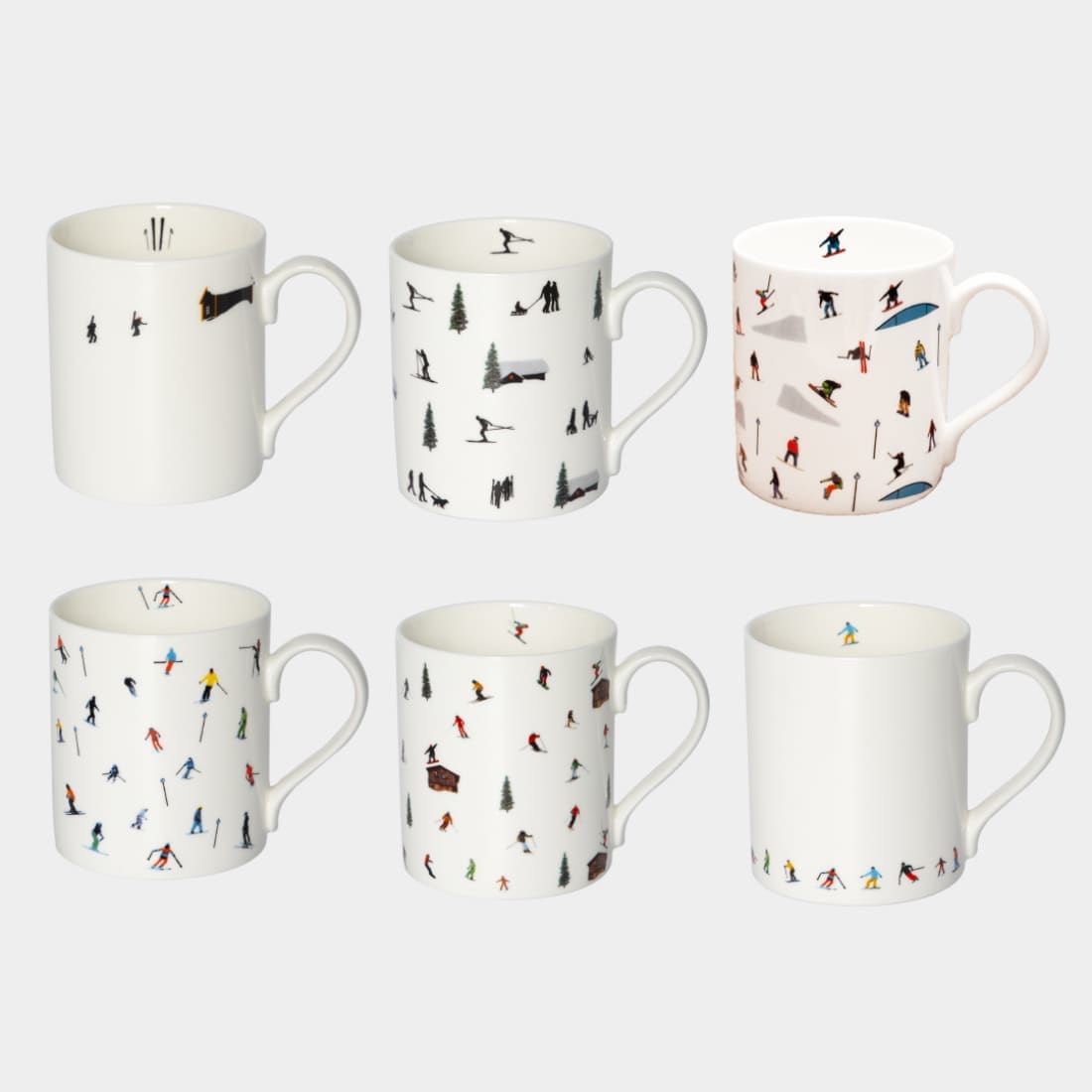 Powderhound Mug Gift Collection Six Mug Set Powderhoundlondon