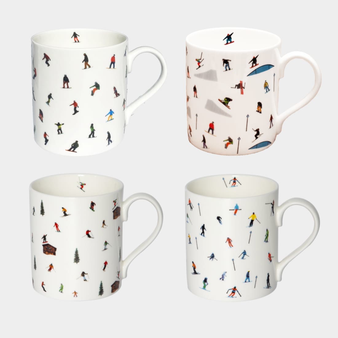 Powderhound Racing Four Mug Set Powderhoundlondon