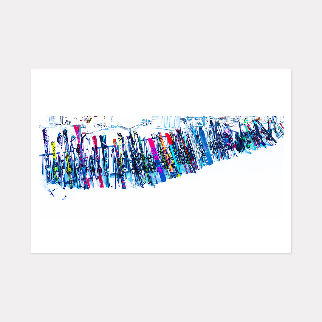 Lunch Break, mountain art print by Natasha Durlacher