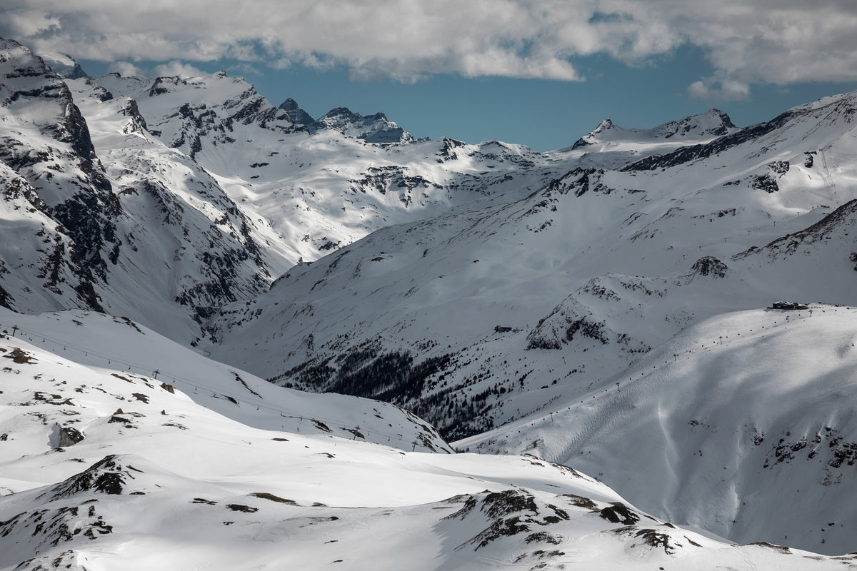 Snow-covered mountain