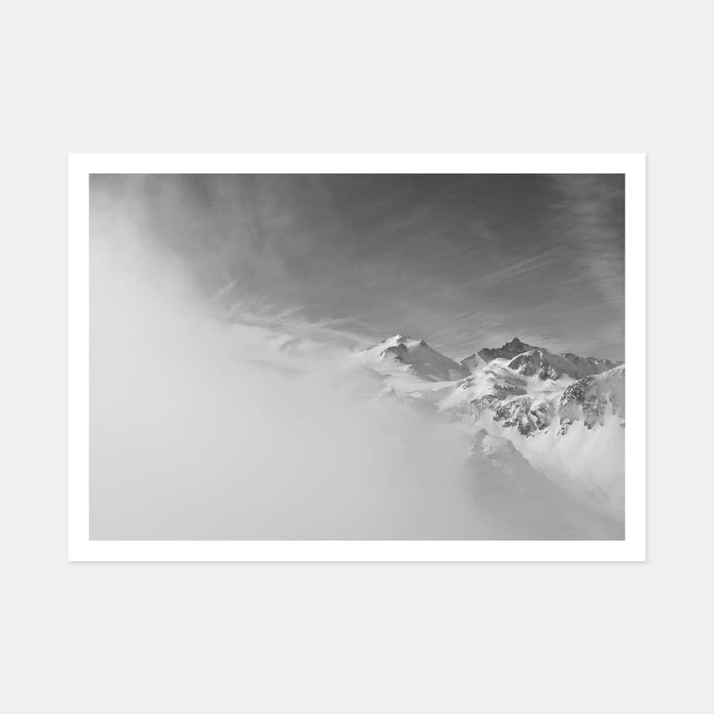 Mist Mountain Art Print Powderhoundlondon
