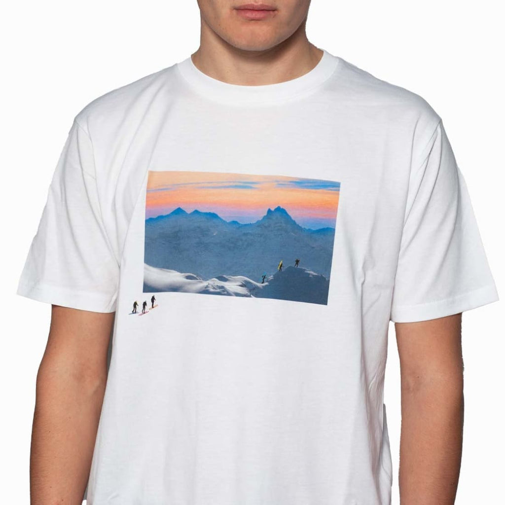 Powderhound Ski T-shirt, Electric Summit Powderhoundlondon