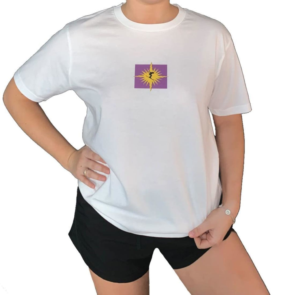 Powderhound Skistar (purple) T-shirt Powderhoundlondon