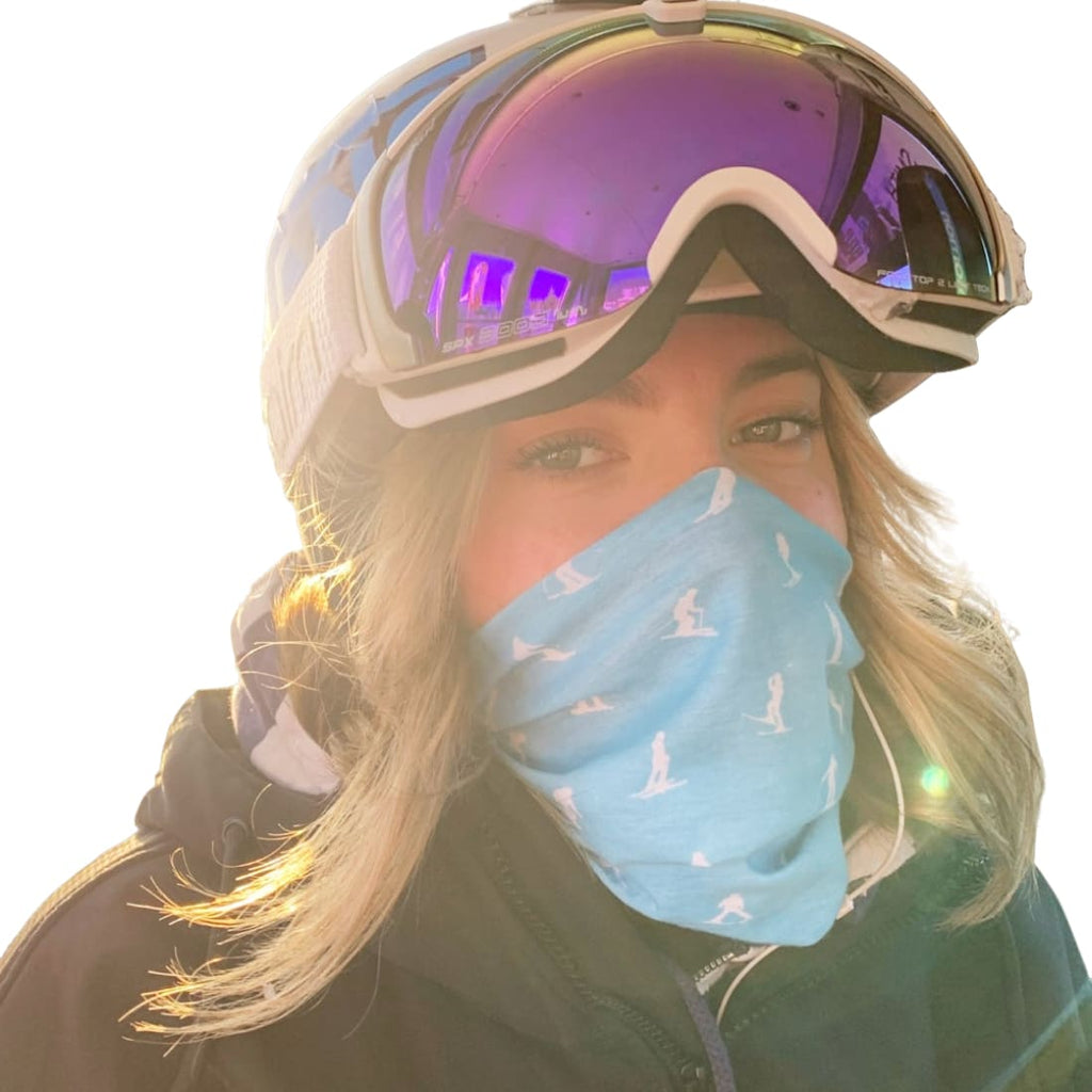 Powderhound Powder Blue Skier Unisex Snood